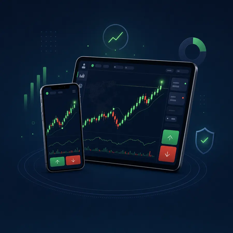 IQ Option app para Android e iPhone